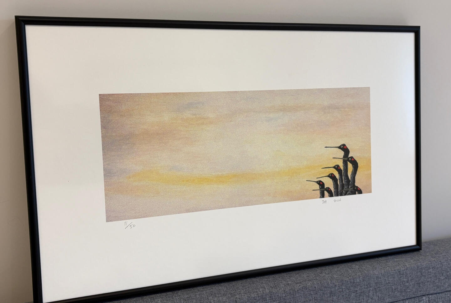 framed without mat (print only)